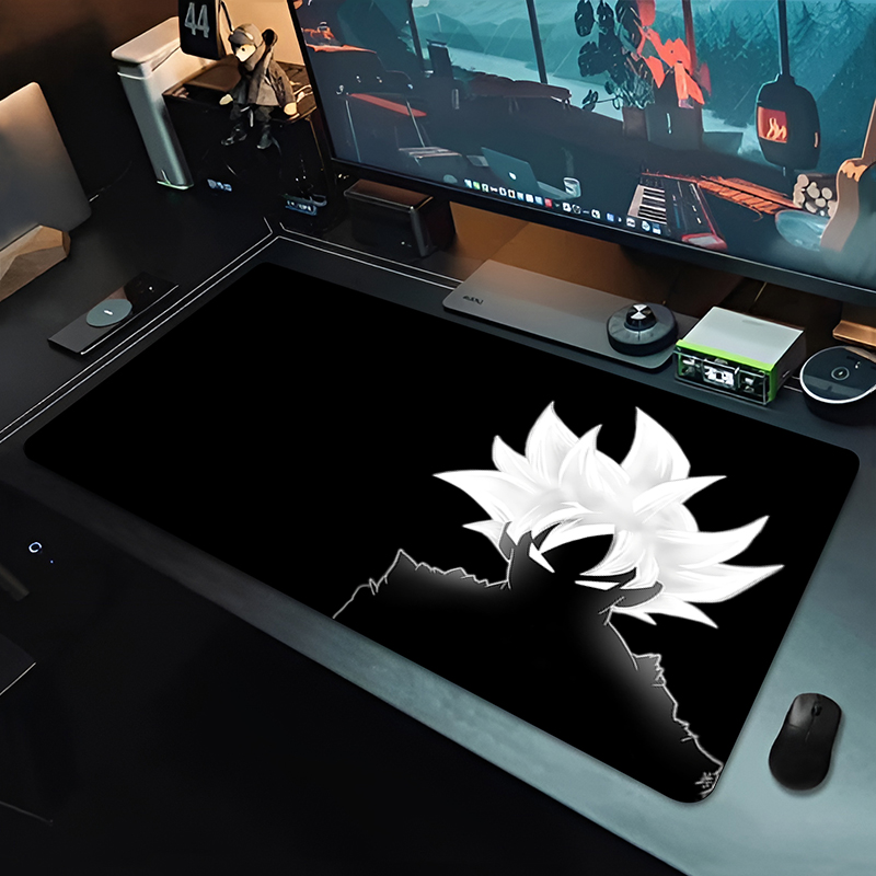Pc Gaming Lounge - แผ่นรองเมาส์อนิเมะ DBZ สีดำ ลายดราก้อนบอล ขนาดใหญ่ สำหรับคอมพิวเตอร์