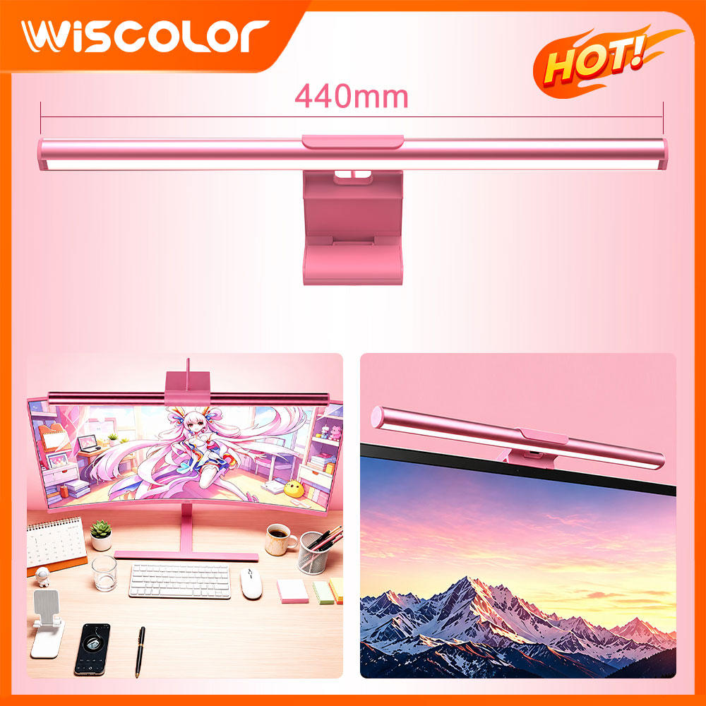 Pc Gaming Pink - ไฟ LED แบบแท่งสำหรับจอภาพ สมาร์ท Wifi RGB