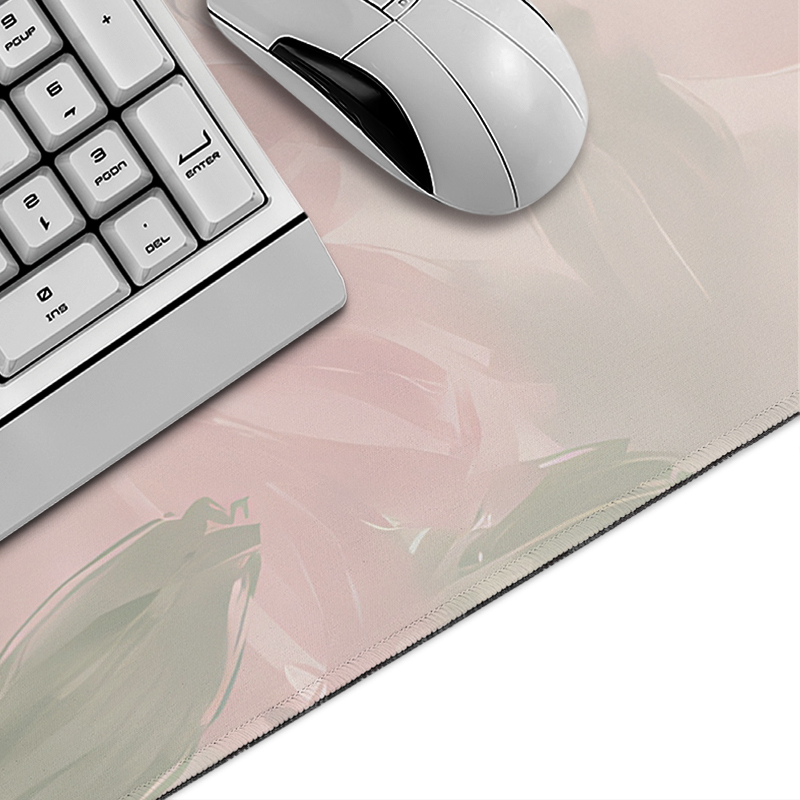 แผ่นรองเมาส์สีชมพูซากุระสีน้ำส - Pc Gaming Pink บทวิจารณ์และราคา