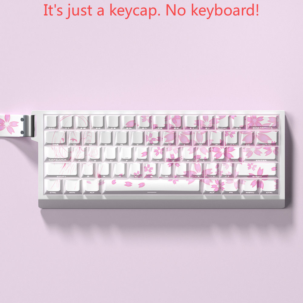 74 คีย์ PBT Nakano Sanjiu สีชม - Pc Gaming Pink บทวิจารณ์และราคา